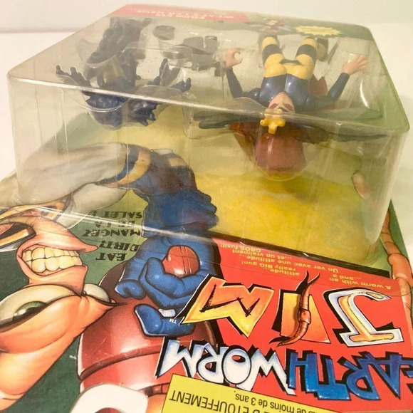 Vintage 1994 Earthworm Jim Princess Whats Her Name Action Figure Playmates - Picture 16 of 16